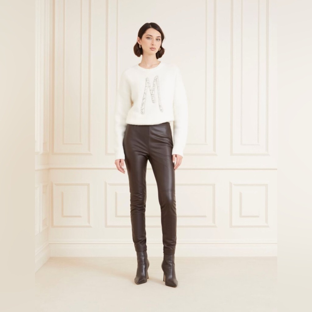 NWT Marciano Guess Coy Leather High-rise Legging